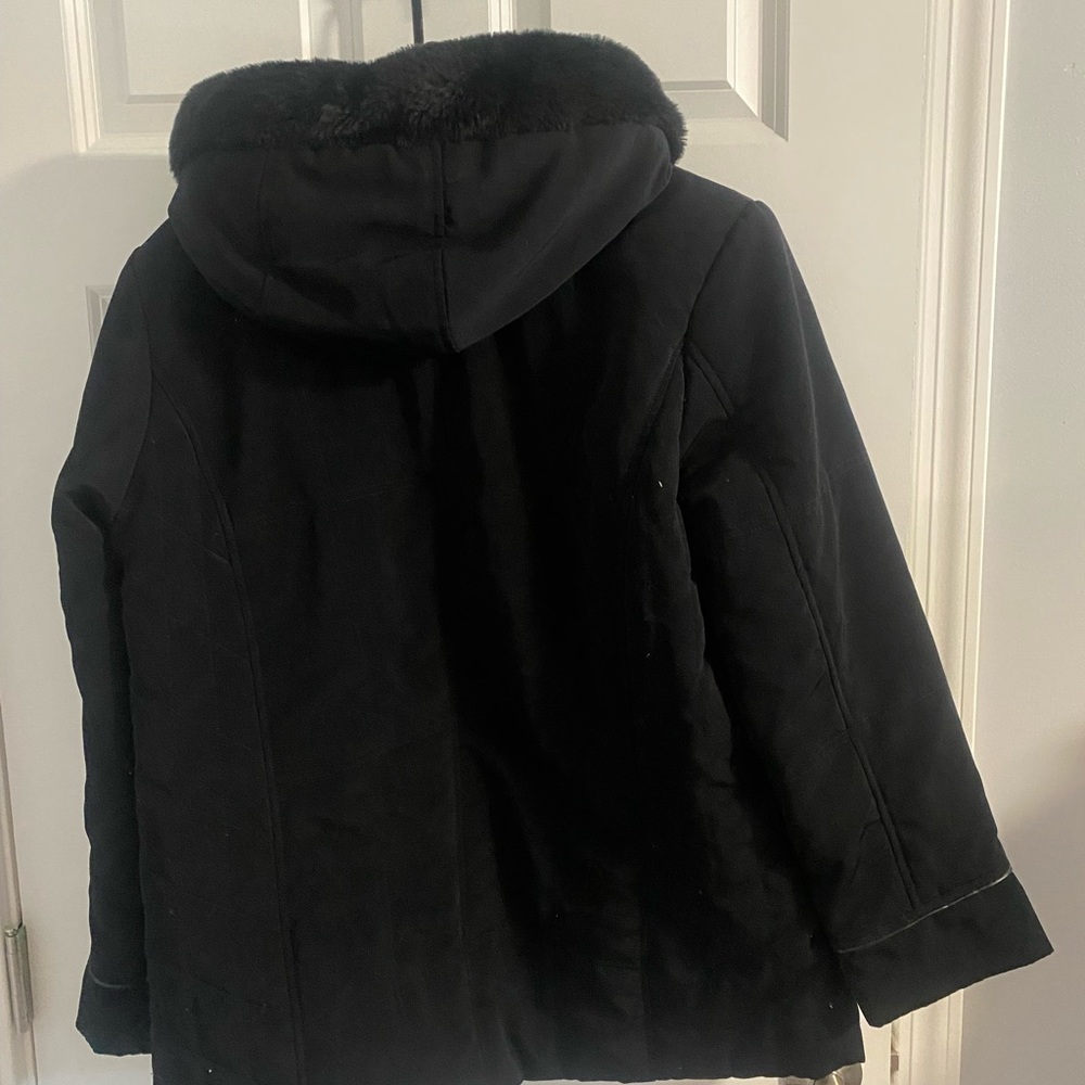 Black Winter Coat - image 2